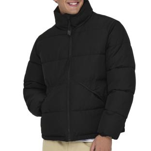 Doudoune Noire Homme Only & Sons Puffer pas cher