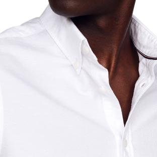 Chemise Manches Longues Blanches Homme Tommy Hilfiger Oxford vue 3