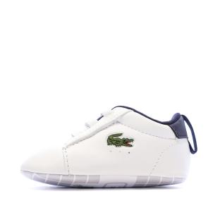 Baskets Blanches/Marine Bébé Lacoste Carnaby Set 225 vue 0