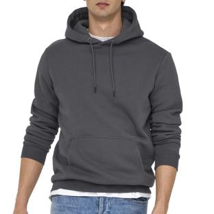 Sweat à Capuche Gris Foncé Homme Only & Sons Cere vue 0