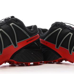 Chaussures de randonnées Noires/Rouges Homme Salomon Speedcross vue 7