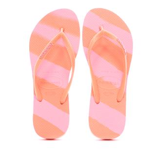 Tongs Rose/Orange Femme Havaianas Infrad vue 0