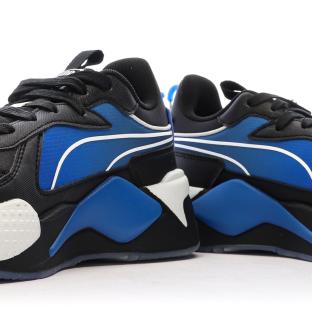 Baskets Noires/Bleu Garçon Puma Rs-x Playstation 396657 vue 7