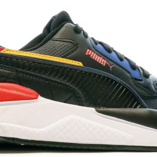 Baskets Blanche/Noir/Jaune Homme Puma X-ray 2 Square vue 0