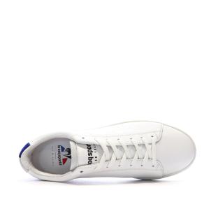 Baskets Blanches Homme Le Coq Sportif Blazon vue 4