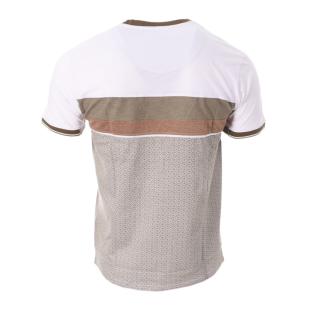 T-shirt Blanc/Gris Homme RMS26 91265 vue 2