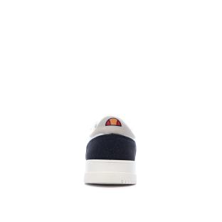 Baskets Blanches/Marines Homme Ellesse Pansit vue 3