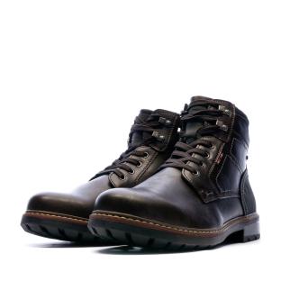 Bottines Marron Foncé Homme Relife Joymen vue 6