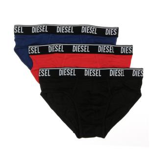 x3 Slips Noir/Rouge Homme Diesel RSFAC pas cher