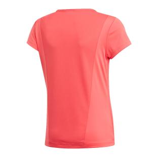 T-shirt Rose Fille Adidas Cardio Tee vue 2