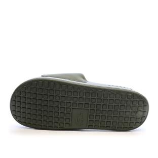Claquettes Kaki Homme Lacoste Serve Slide 1.0 vue 0