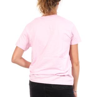 T-Shirt Rose Femme Disney Mickey Malibu Beach vue 0
