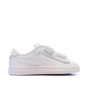 Baskets Blanches Bébé Puma Smash 3.0 vue 0