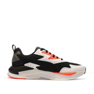 Baskets Blanches/Noires/Orange Homme Puma X-Ray Lite vue 2