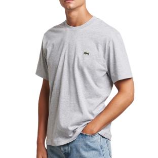 T-shirt Gris Homme Lacoste Klassiek pas cher