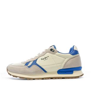 Baskets Beige/Bleu Homme Pepe Jeans Heritage vue 0