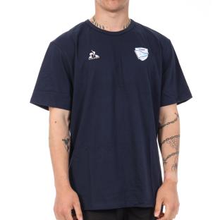 Aviron Bayonnais T-shirt Marine Homme Le Coq Sportif Présentation vue 0