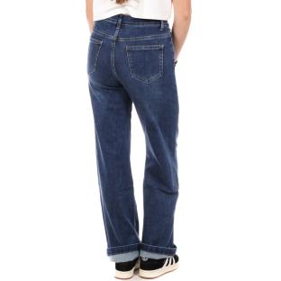 Jeans Loose Bleu Foncé Femme Monday Premium Wide vue 2