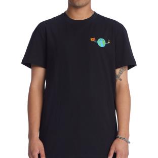 Camiseta negra para hombre de DC Shoes «Our World» ver 0