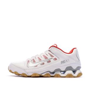 Baskets Blanches/Rouges Homme Nike Reax 8 pas cher