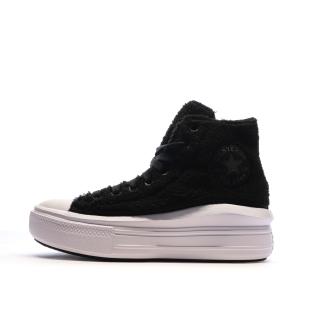 Baskets Noires Femme Converse Chuck Taylor All Star Move pas cher
