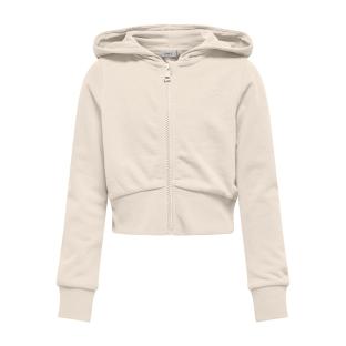 Sweat Zippe Beige Fille Kids ONLY Kogbella pas cher
