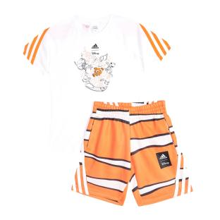 Ensembles Némo Blanc/Orange Garçon Adidas Lk Nemo pas cher