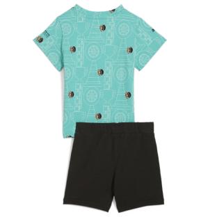 Ensemble Turquoise/Noire Garçon Puma Toddler vue 2