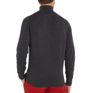 Pull Gris Homme Tommy Hilfiger Pima Org vue 2