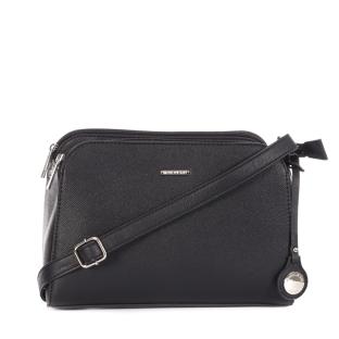 Sac à Bandoulière Noir Femme Manoukian OLIVIA pas cher