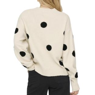 Pull Blanc/Noir Femme JDY Monica vue 0