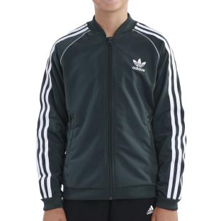 Veste de survetement Verte Garçon Adidas HK0302 pas cher