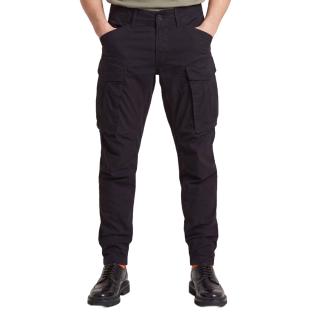 Pantalon fluide Cargo Noir Homme G-Star RAW Regular Tapered vue 0