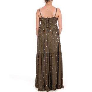 Robe Kaki Femme EBEN vue 0