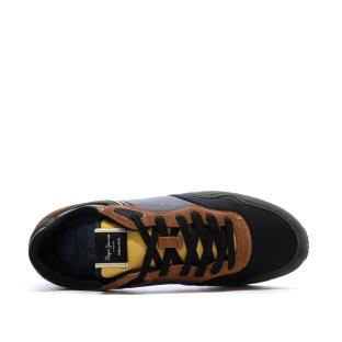 Baskets Marine/Kaki/Rouge Homme Pepe jeans Brit Road M vue 0