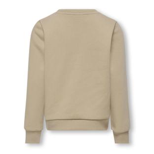 Sweat Beige Fille Kids ONLY Koglinna City vue 2