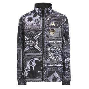 Arsenal Veste Noire Homme Adidas Wright Anthem vue 0