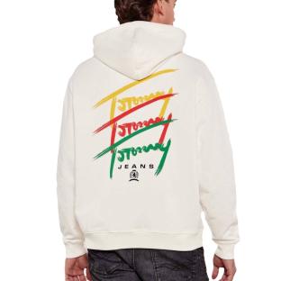 Sweat Blanc Homme Tommy Hilfiger DM0DM21372 vue 2