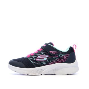 Baskets Marine Fille Skechers Microspec Max - Gorvix pas cher
