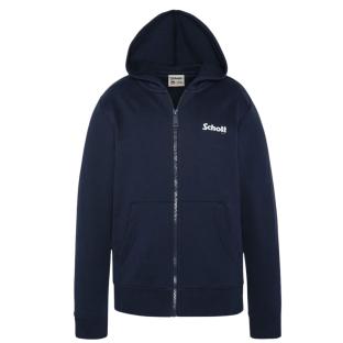 Sweat à capuche Marine Garçon Schott SAM pas cher