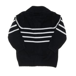 Gilet Marinière Marine/Blanc Garçon EOM Gila vue 2