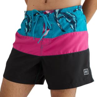 Maillot de bain Turquoise/Rose/Noir Homme O'Neill Frame pas cher