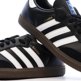 Samba Baskets Noir/Blanches Homme Adidas Og vue 0