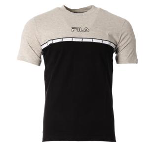 T-shirt Noir/Gris Homme Fila Tape pas cher