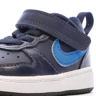 Baskets Bleu Garçon Nike Court Borough Low 2 vue 7