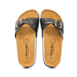 Sandales Gris Foncé Femme Lemon Bay Bao vue 3