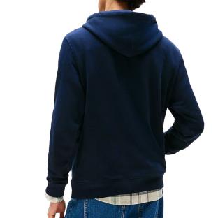 Sweat Marine Homme Tommy Hilfiger Linear Logo vue 2