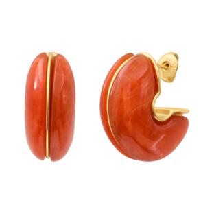 Pendientes de mujer naranja/rojo Clio Blue Livia ver 0