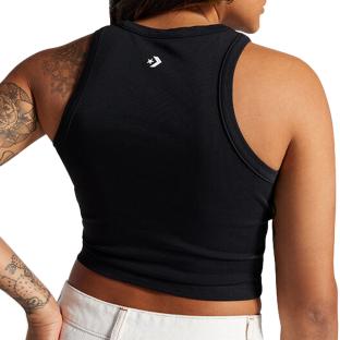 Débardeur Noir Femme Converse High Neck vue 2
