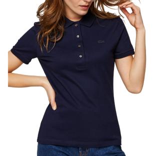 Polo Marine Femme Lacoste PF5462 pas cher